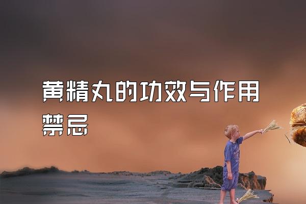 黄精丸的功效与作用禁忌